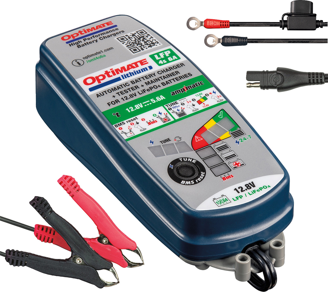 Optimate™ Lithium LFP 4S 6A Battery Charger