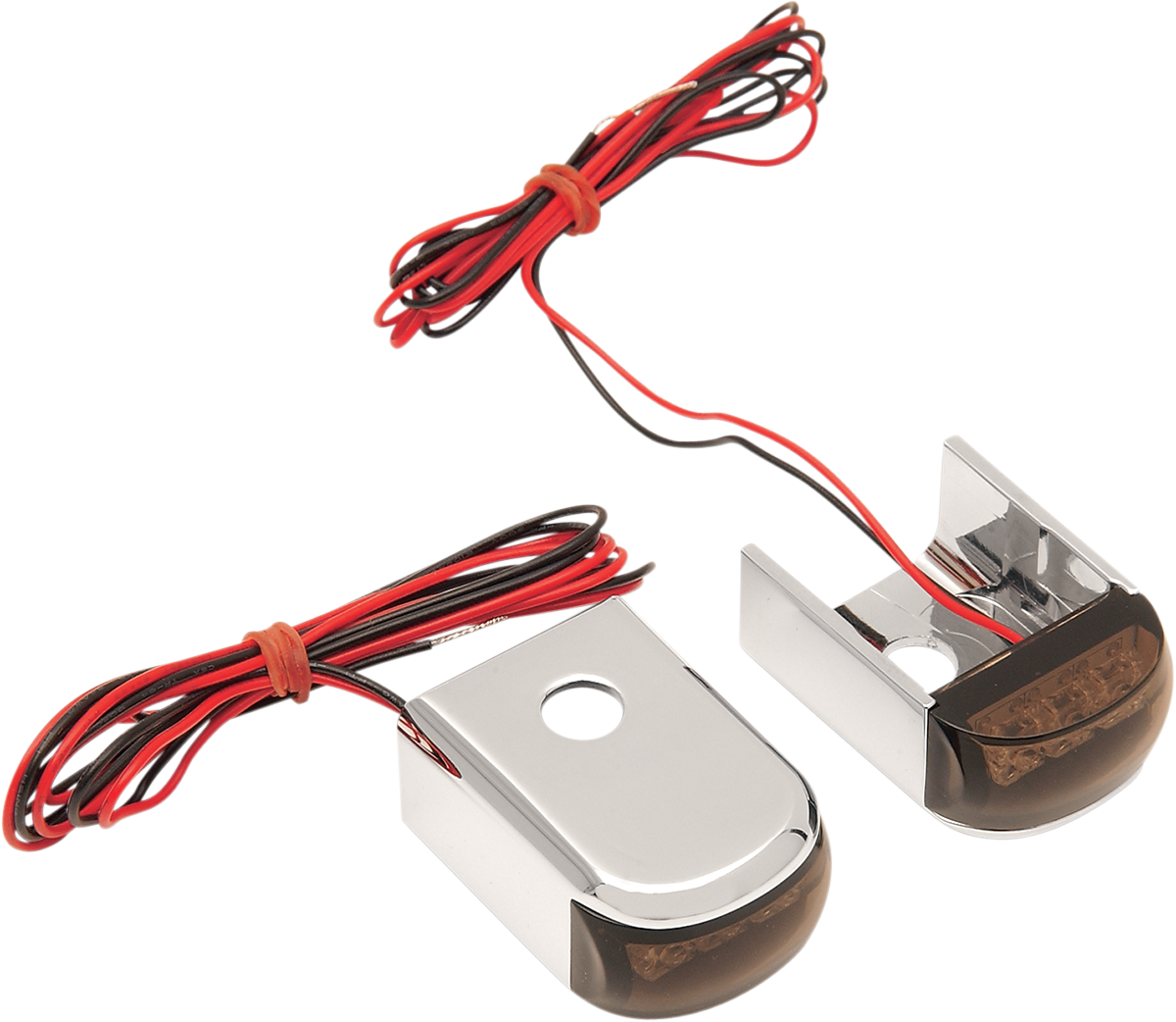 Alloy Art Fender Strut LED Marker Lights For Harley Dyna 1991-2005