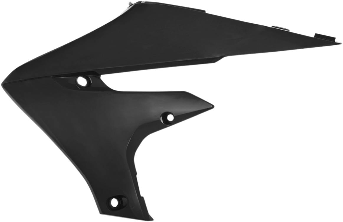 Acerbis Radiator Shrouds - Black Yamaha