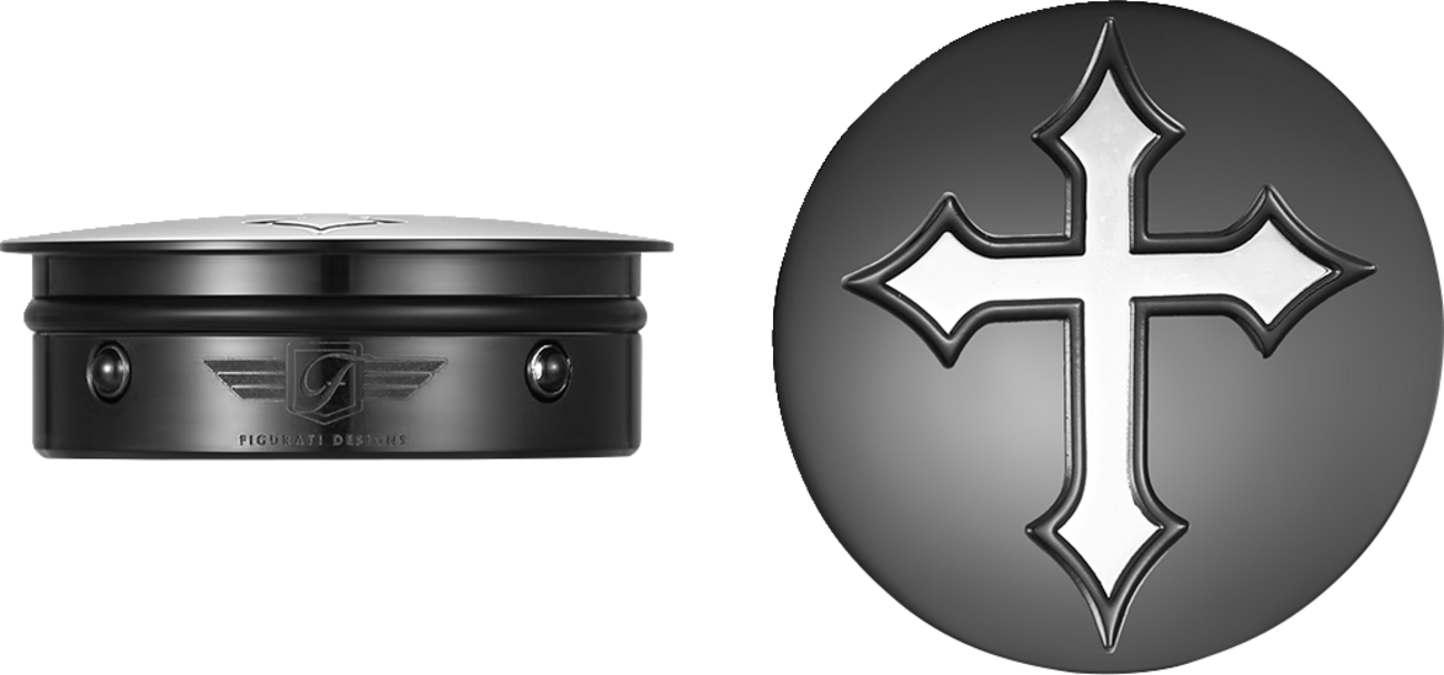 Figurati Designs Swing Arm Pivot Covers for Harley Touring 1985-2025