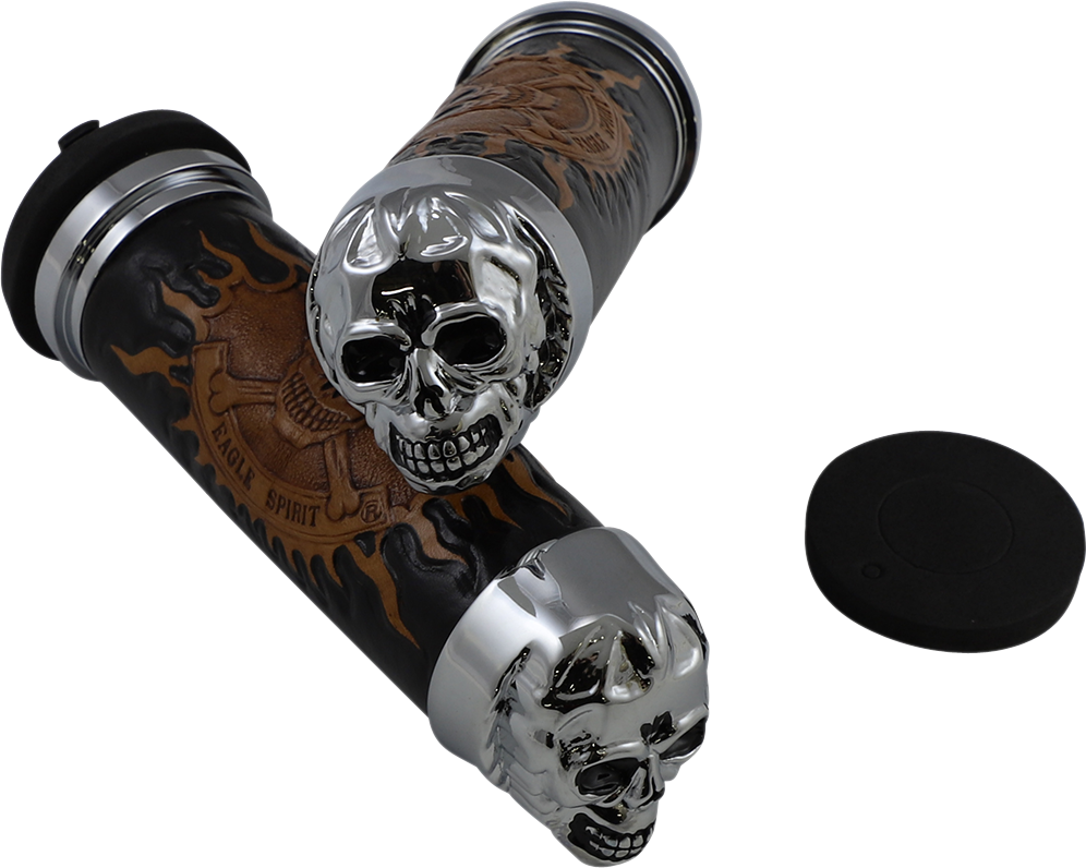 DRAG SPECIALTIES Skull Grips
