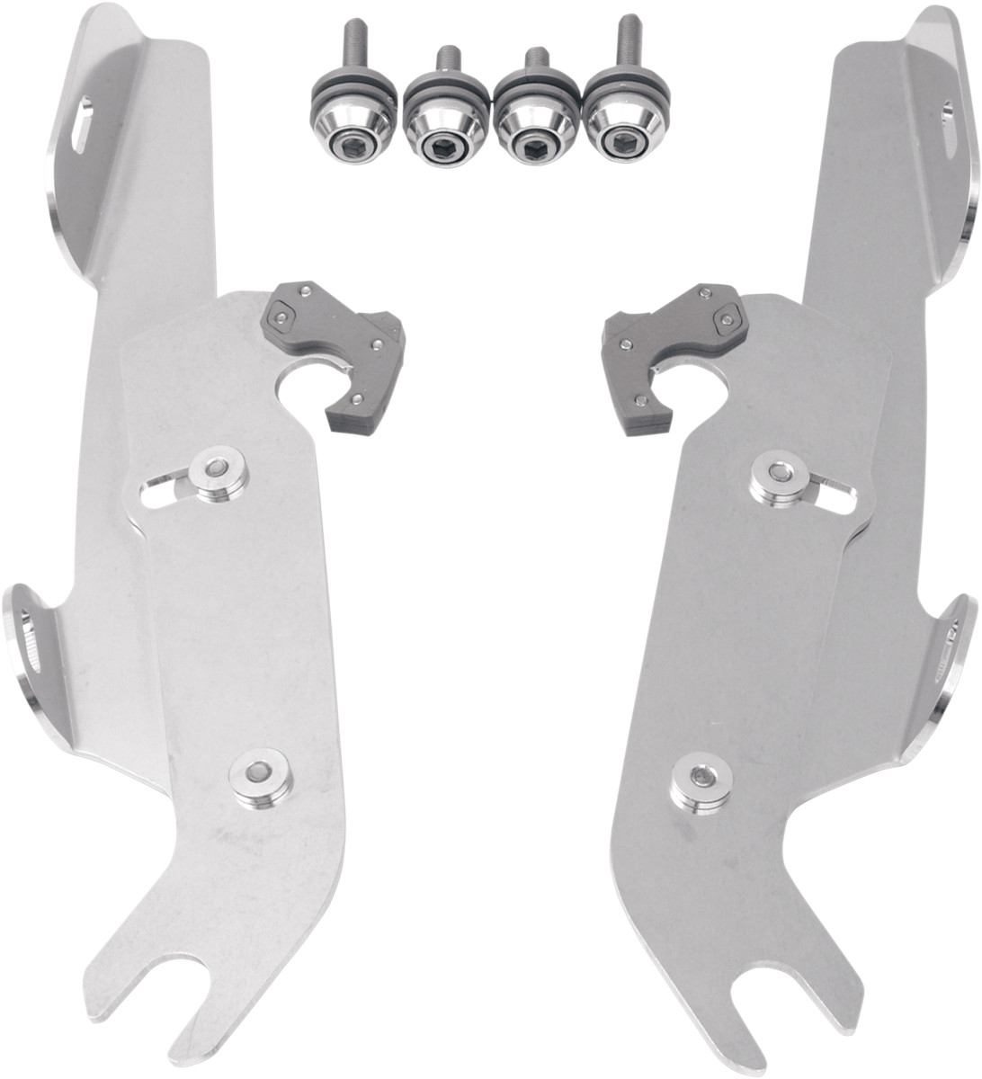Memphis Shades Fats / Slim / Batwing Trigger-Lock Mount Kit For Harley Softail 1986-2017