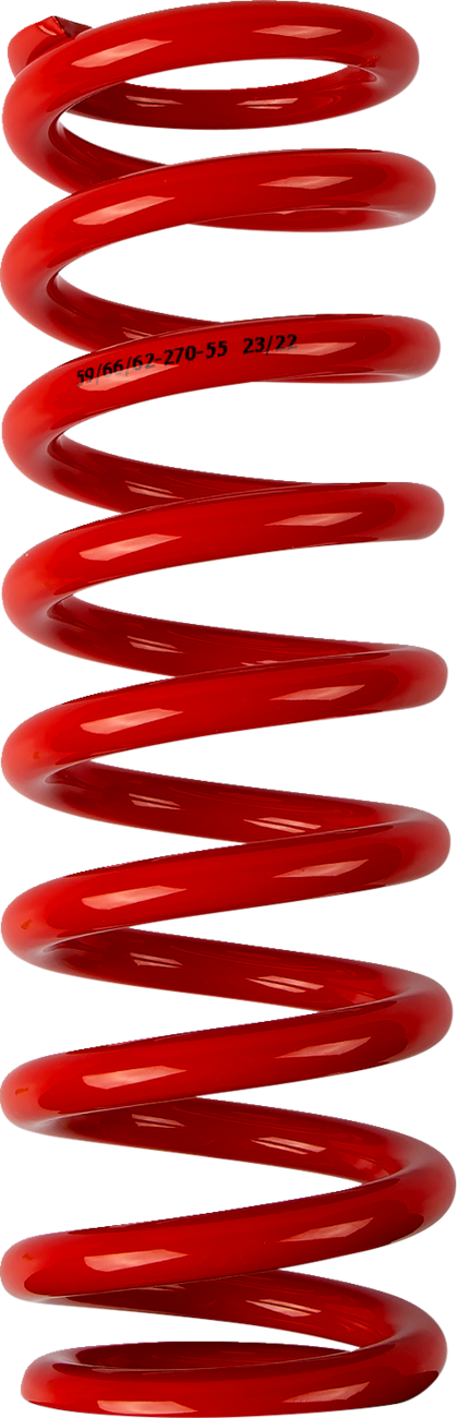 Moose offroad Shock Spring - 59/62 mm OD - 55 n/mm - Red Honda/Kawasaki/Yamaha/Gas Gas/Husqvarna/Suzuki/Beta