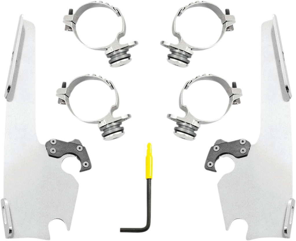 MEMPHIS SHADES Fats/Slim Windshield Trigger-Lock Complete Mount Kit