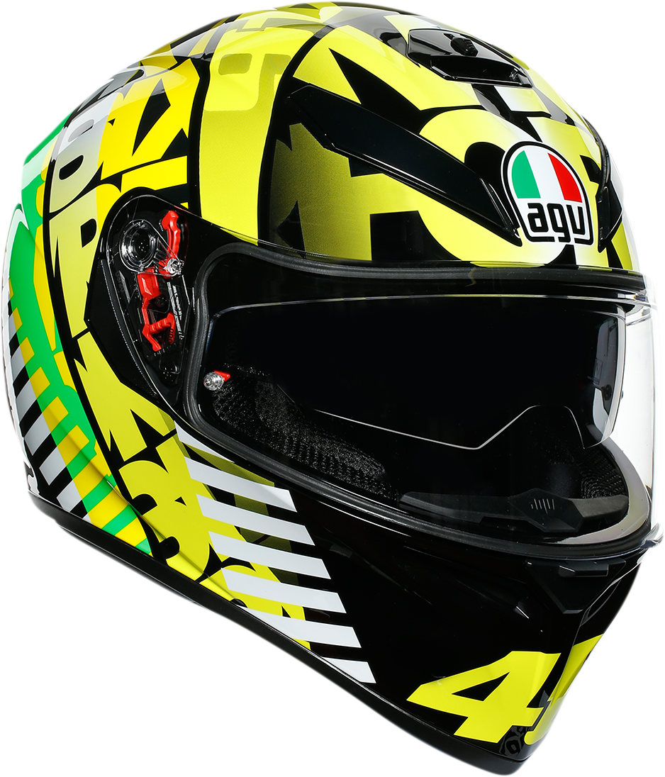 AGV K3 SV Tribe 46 Unisex Adult Motorcycle Riding Street Racing Fullface Helmet