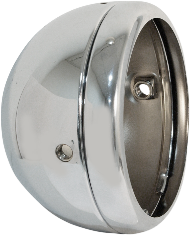 Emgo 5 3/4" Lucas Style Headlight Shell - Chrome