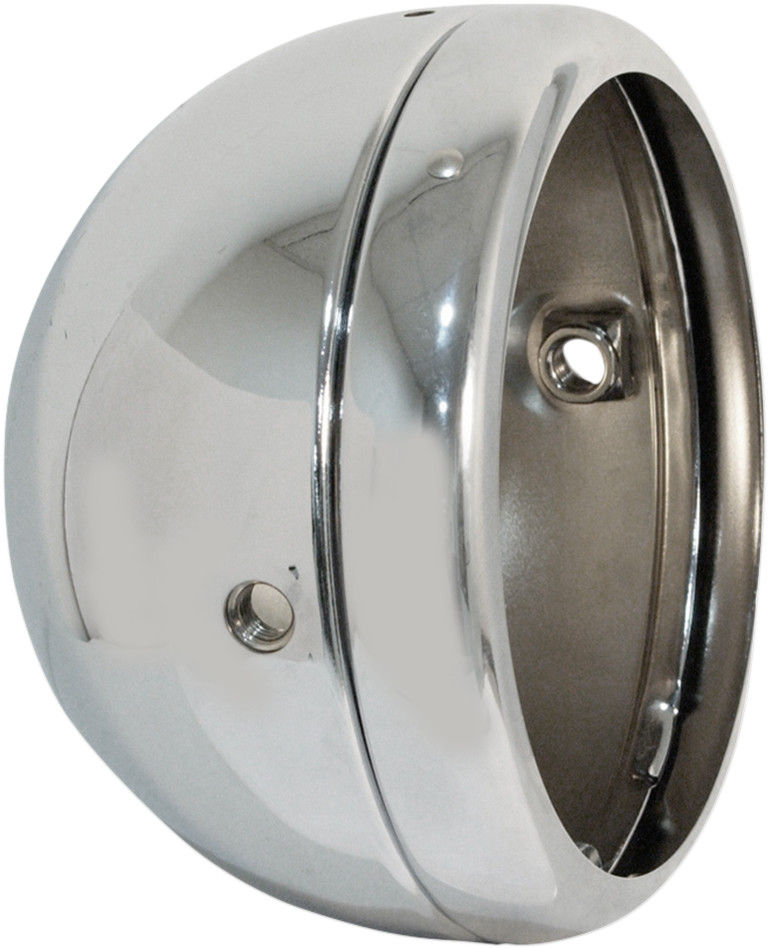 Emgo 5 3/4" Lucas Style Headlight Shell - Chrome
