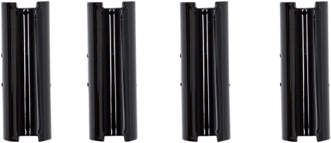 S&s cycle Pushrod Cover Keeper Set - Gloss Black - 2.200" - M8 Harley Davidson