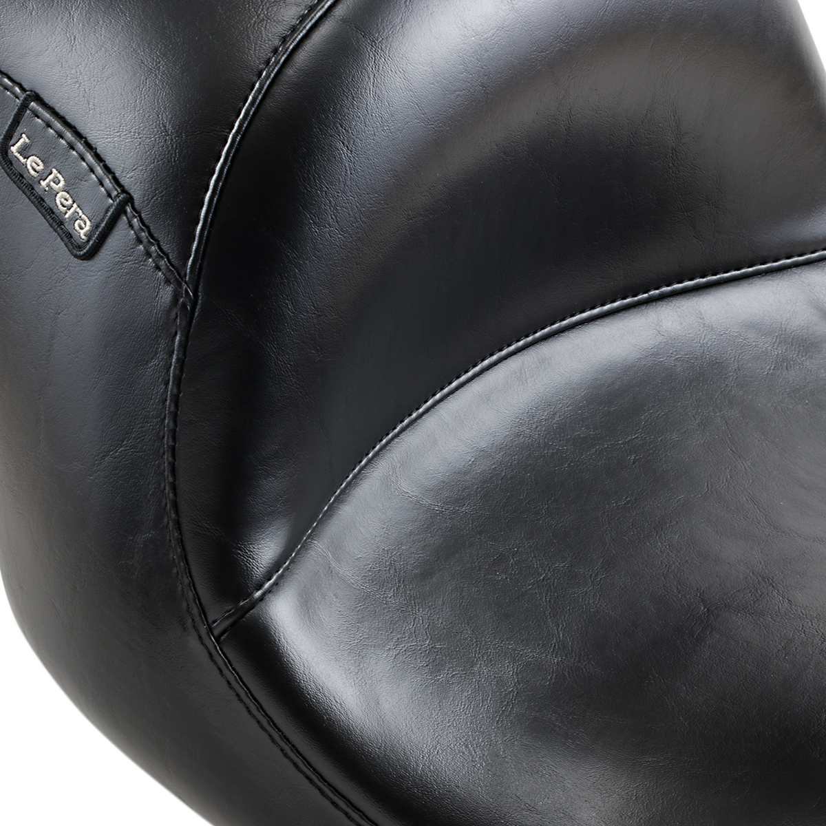 Le pera Maverick Seat - Up-Front - Without Backrest - Smooth - Black - FL '08-'23 Harley Davidson