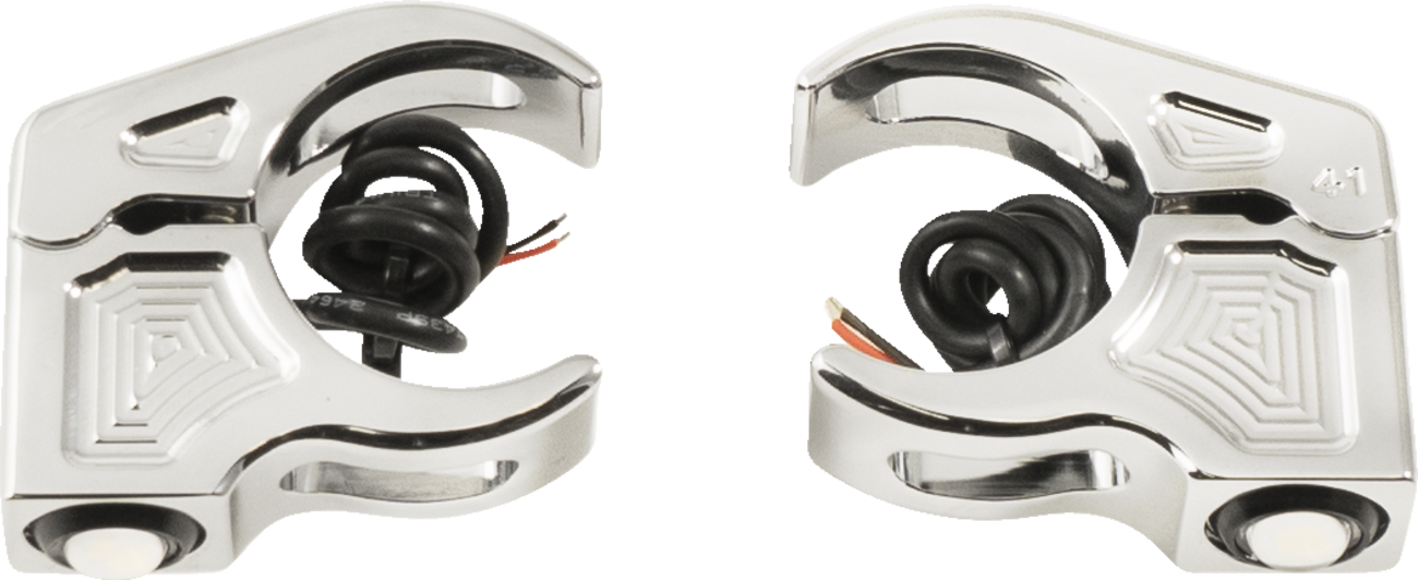 Joker Machine Rat Eye Fork Mount LED Turn Signals
