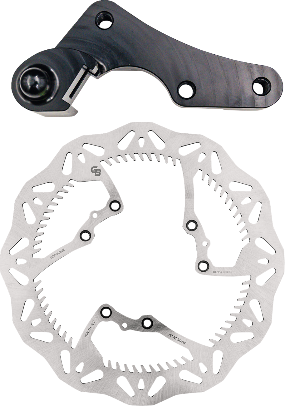 GBRAKES Wave® Brake Rotor Kit With Bracket