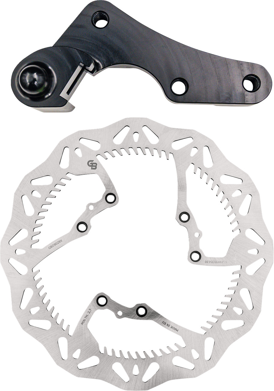 GBrakes 270mm Non Floating Wave Rotor Plus Bracket Honda 125cc-450cc 2004-2025