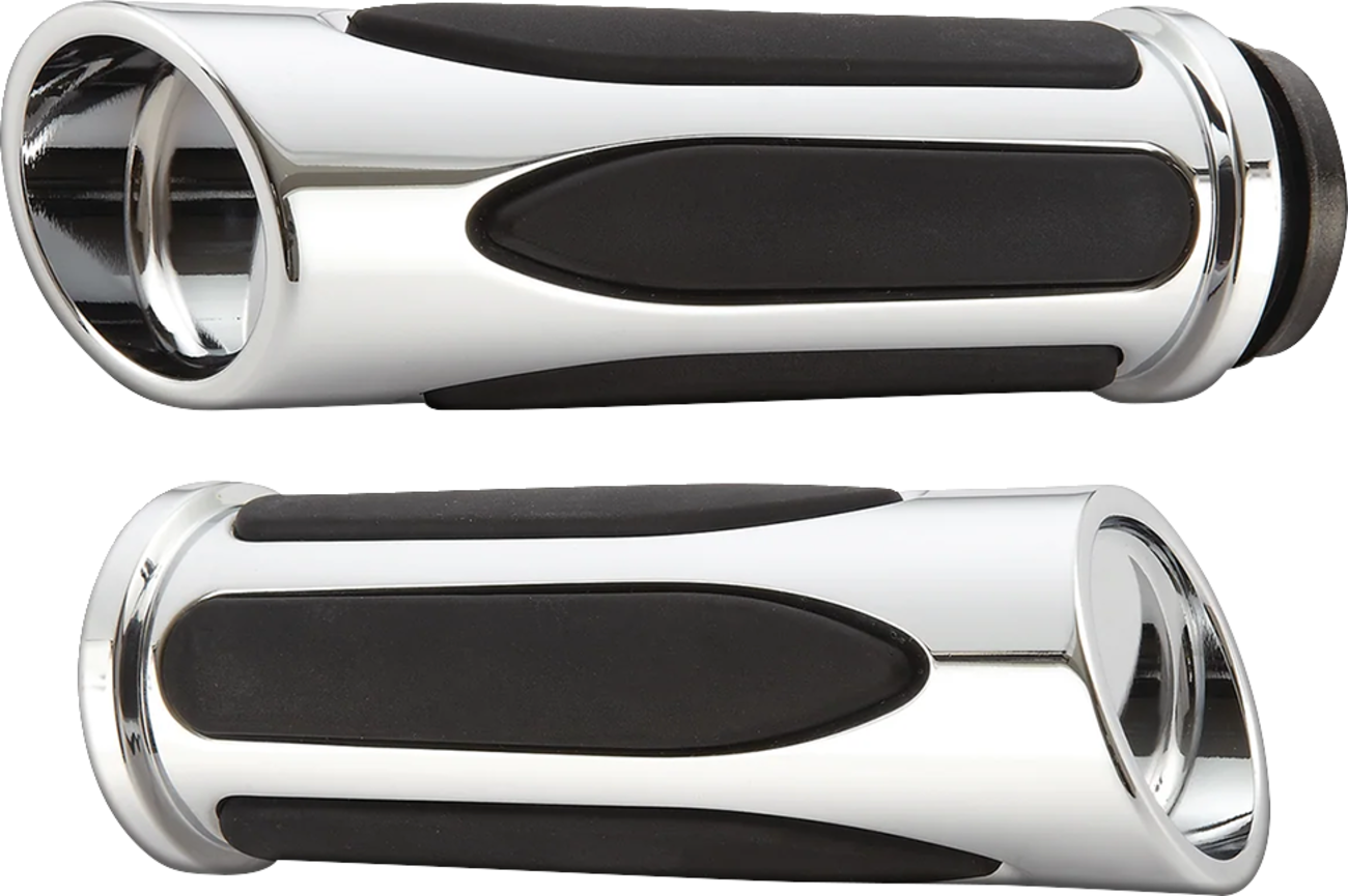 ARLEN NESS (500-070) Deep Cut Comfort Series Grips | Grips - Comfort - Deep Cut - TBW - Chrome