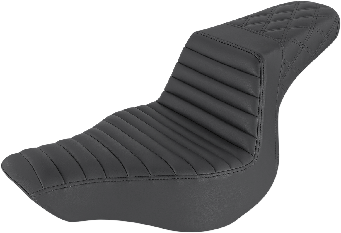 Saddlemen Step-Up TTR Tuck and Roll Seat For Harley Softail FXSB 2013-2017
