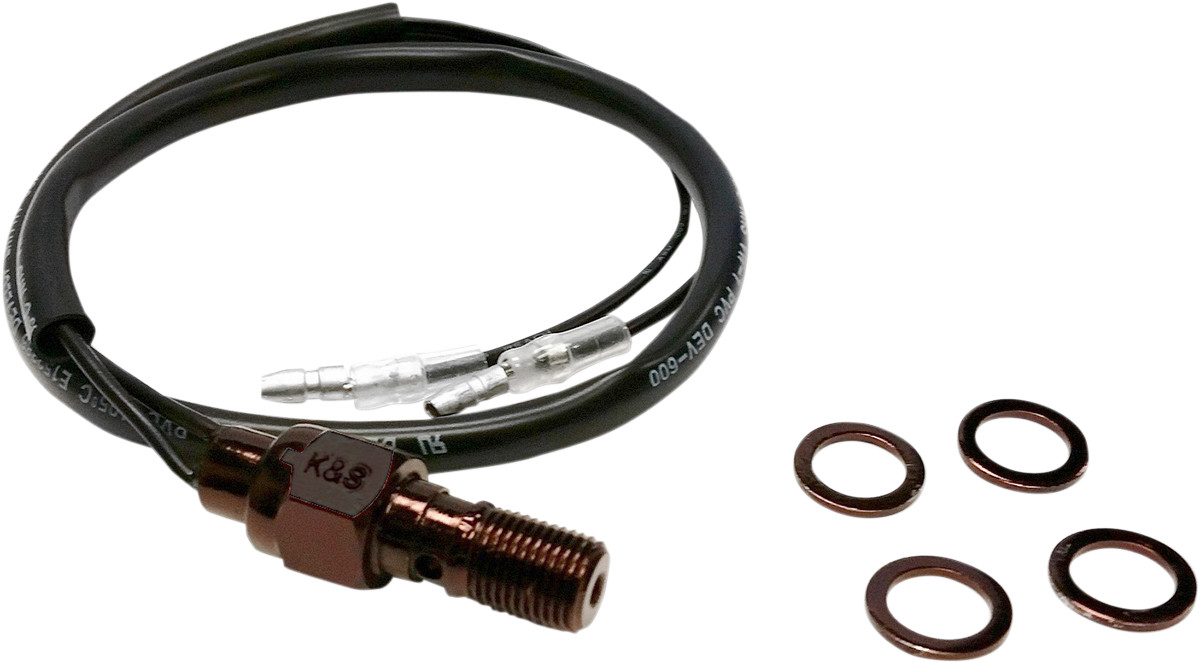 K&S TECHNOLOGIES Hydraulic Brake Light Switch/Banjo Bolts