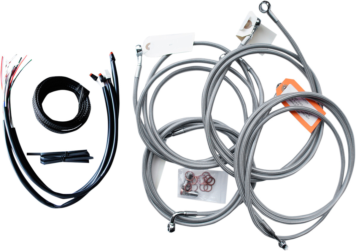 LA Choppers Handlebar Cable Brake Line And Wire Kit For Harley Touring w/ABS 2016