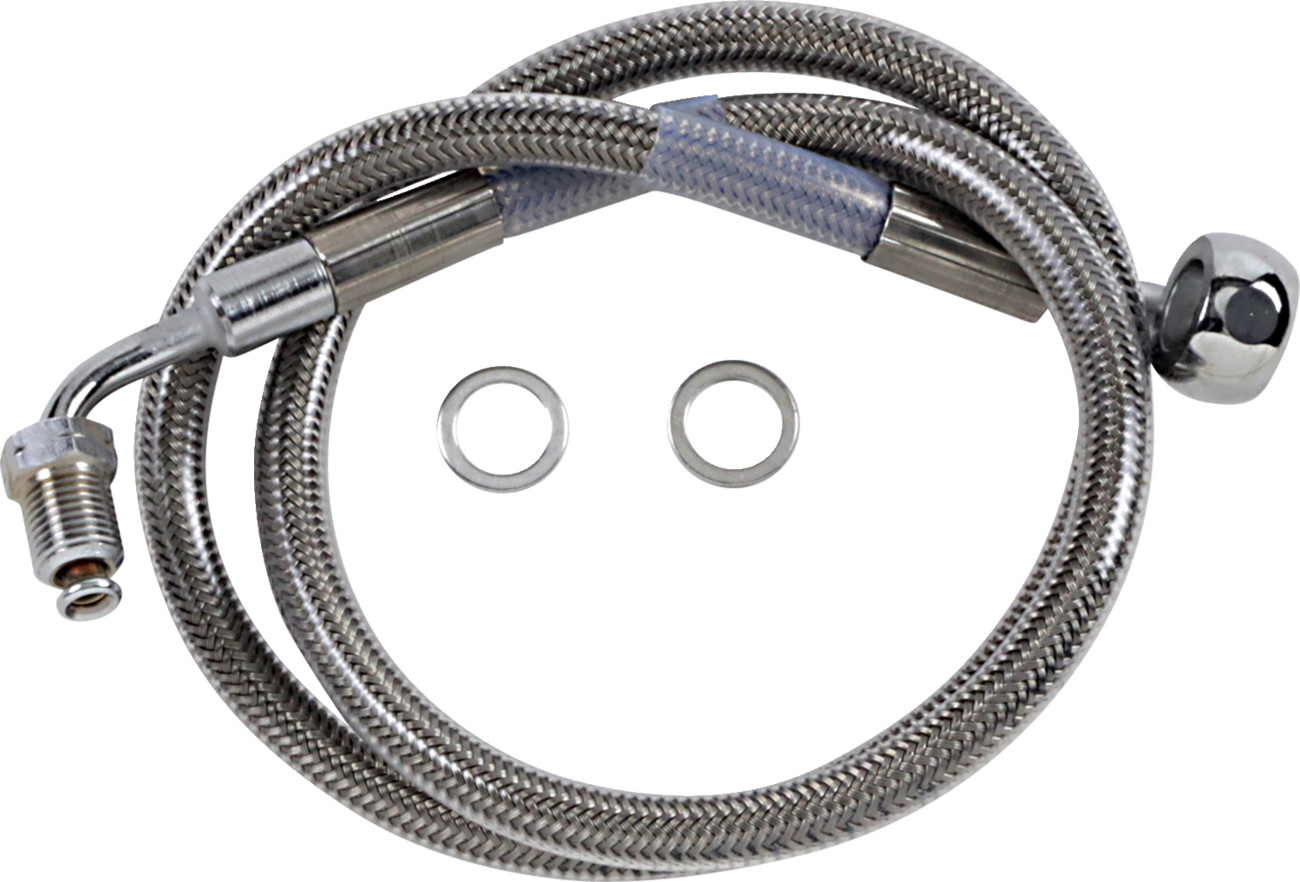 Drag Specialties Extended Length Stainless Steel Brake Line