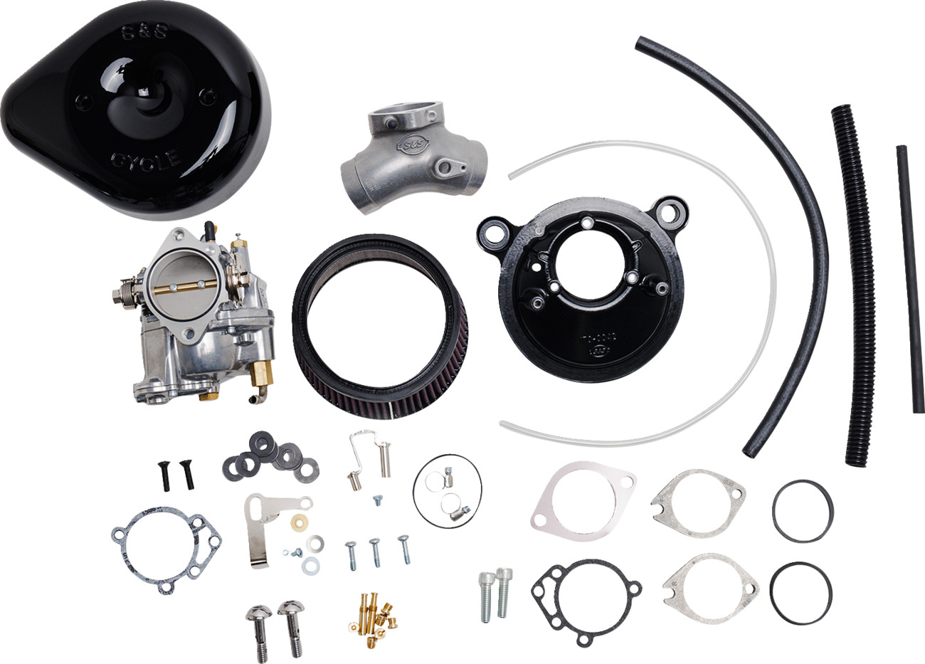 S&S CYCLE Super E Carburetor with Stealth Air Cleaner Kit