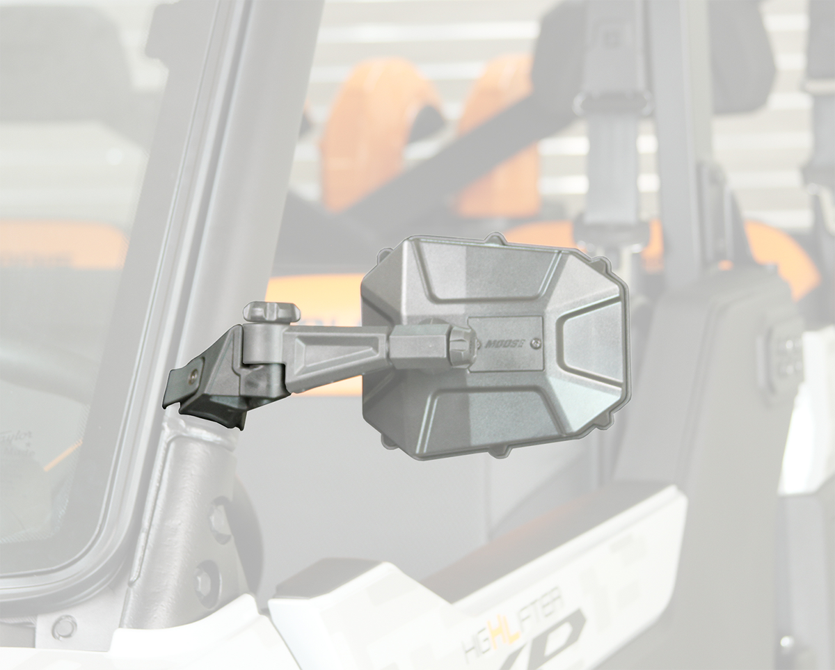 Moose offroad Mirror Adapter - Side View - Black - Pair - Universal