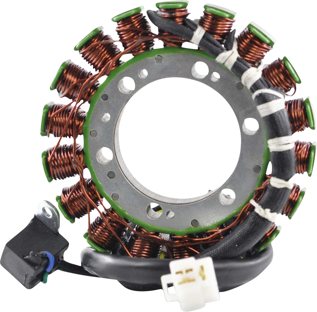 Rm stator Stator with Crankcase Cover Gasket - Arctic Cat/Suzuki
