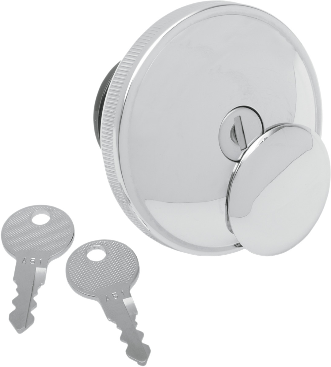Drag Specialties Screw-In Locking Gas Cap — Non-Vented