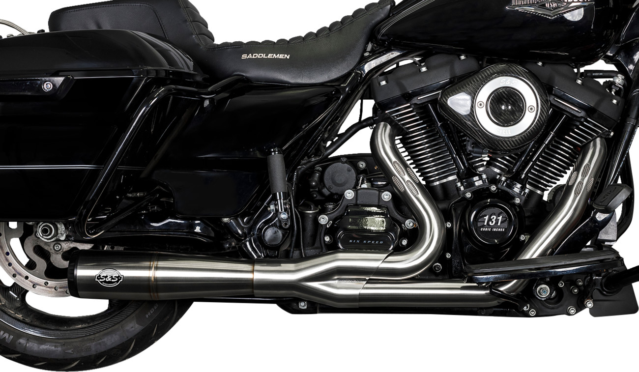 S&S Cycle Diamondback 2-1 Race Only Exhaust System For Harley Touring 2017-2025