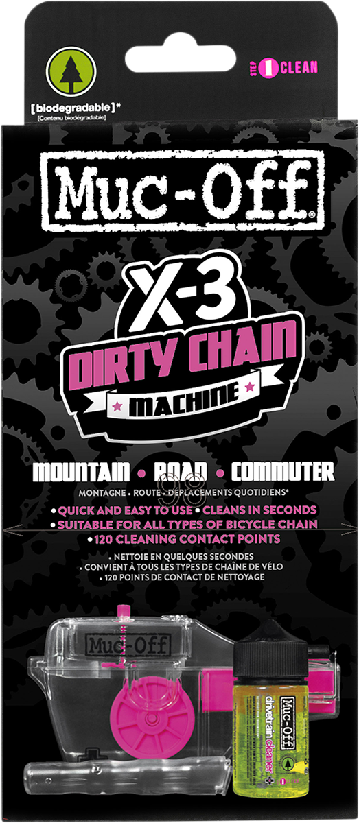 X-3 Dirt Chain Machine with Drivetrain Cleaner
