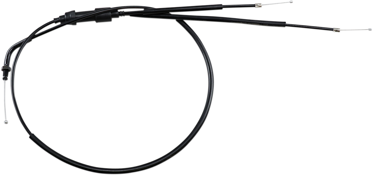 Motion pro Black Vinyl Choke Cable - '95-'07 Honda VT1100 - +6"