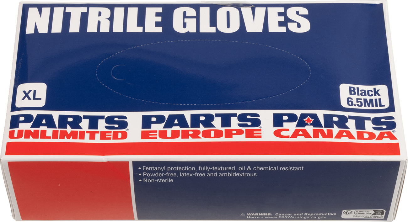 Parts unlimited Nitrile Gloves