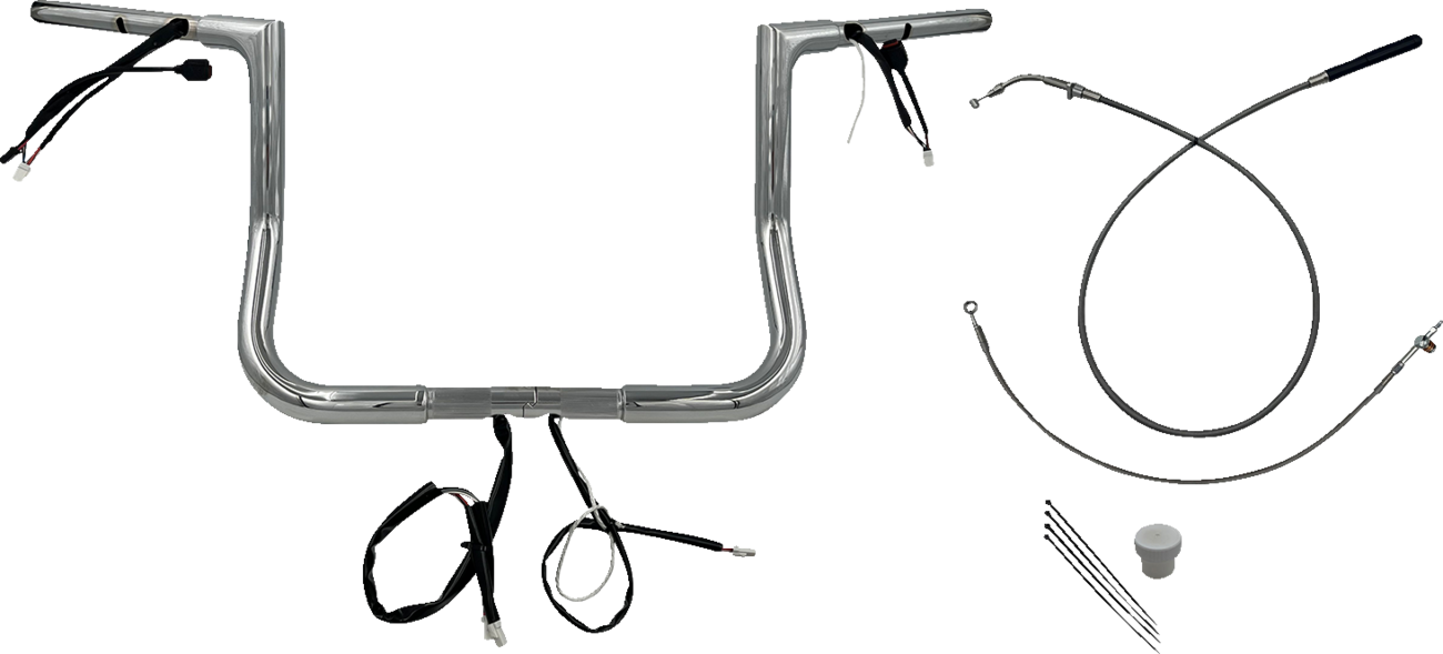 FAT BAGGERS INC. 1-1/4" EZ Install Flat Top Handlebar