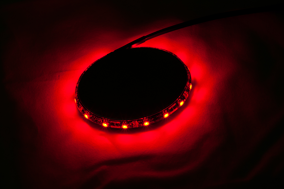 Custom dynamics MagicFLEX®2 Wheel Light - Chrome/Red