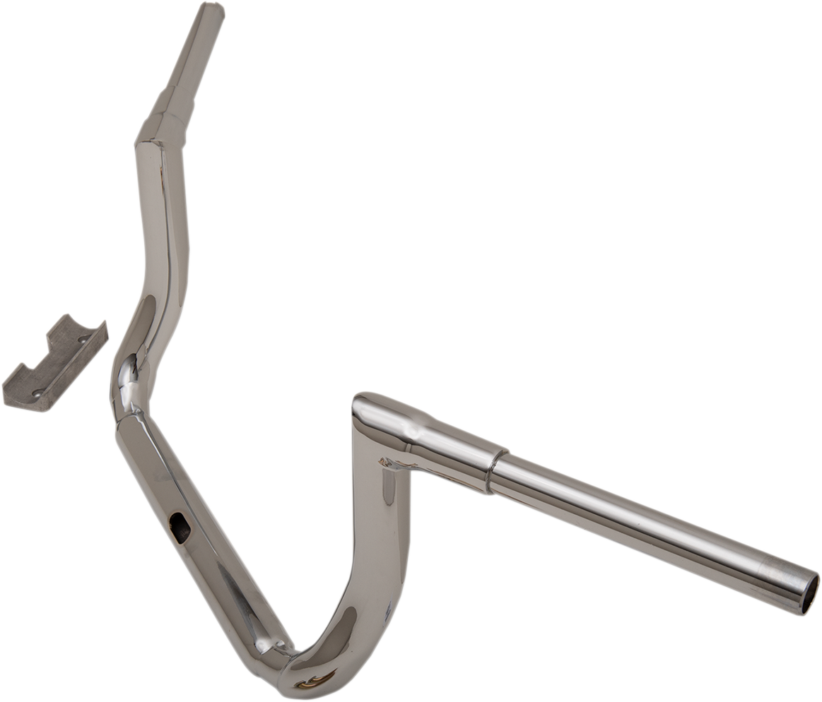 La choppers 1-1/2" Grande Twin Peaks Touring Handlebar - 10" - Chrome Harley Davidson