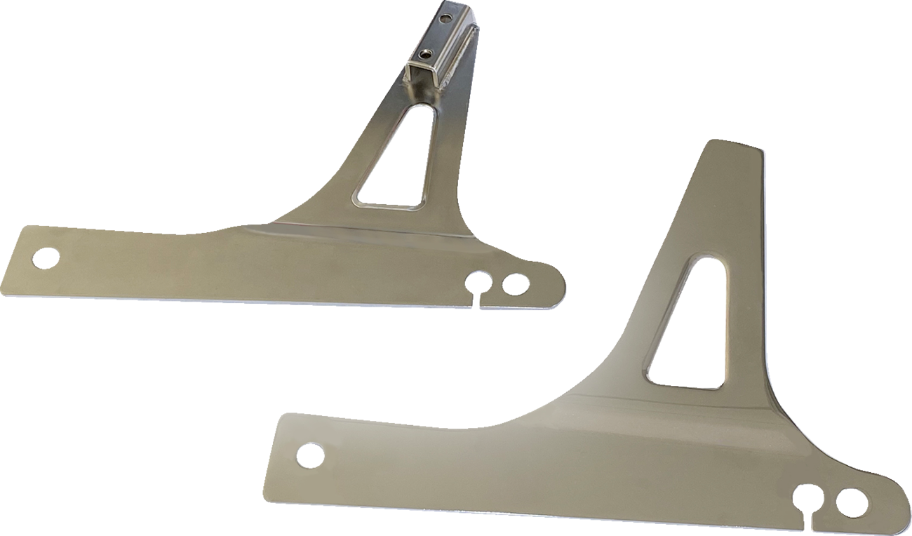 Drag specialties Side Plates - Chrome 2010-2017 Harley Davidson FXDWG Dyna Wide Glide / 2006-2006 Harley Davidson FXD Dyna Super Glide