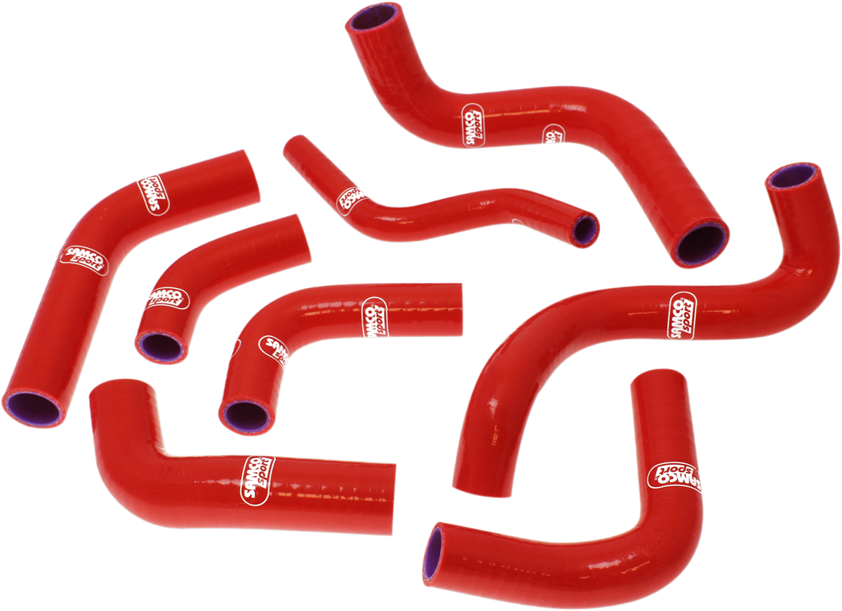 Samco sport Radiator Hose Kit - Red - Ducati
