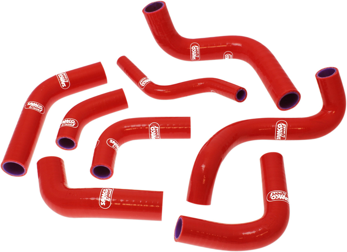 Samco sport Radiator Hose Kit - Red - Ducati