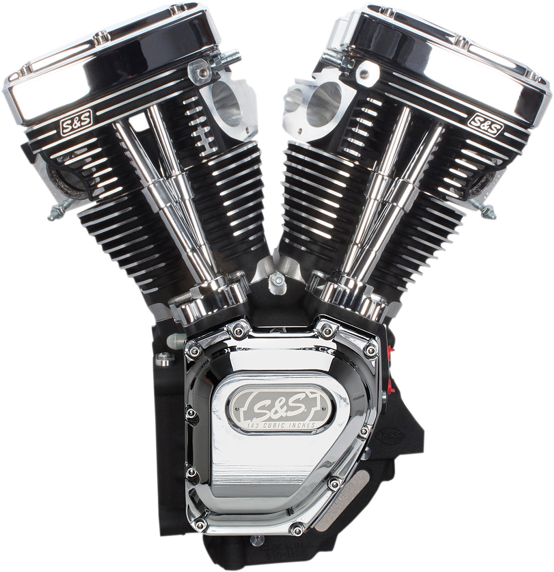 S&S Cycle T143 Long Block Engine With Easy Start Camshafts For Harley 1999-2006