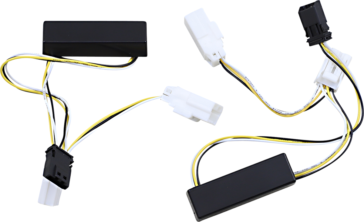 Custom Dynamics Micro Bullet LED Front Turn Signal Adapter For Harley Dyna 2012-2017