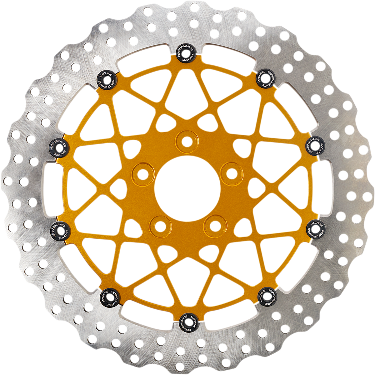 Performance Machine Speedstar 11.8" Floating Rear Brake Rotor For Harley 2008-2023