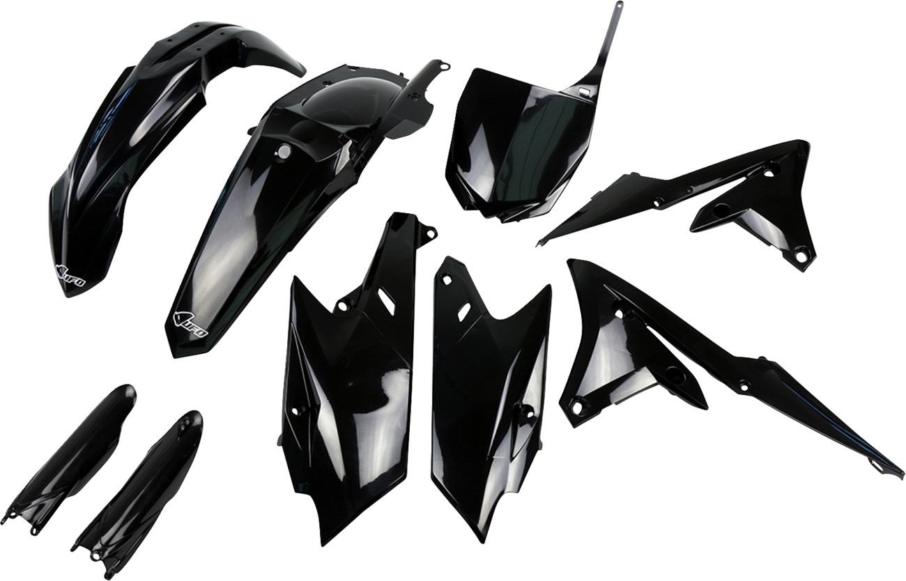 UFO OEM Replica Complete Body Plastic Kit with Fork Guards For Yamaha YZ250F 2014-2018 / YZ450F 2014-2017 Black