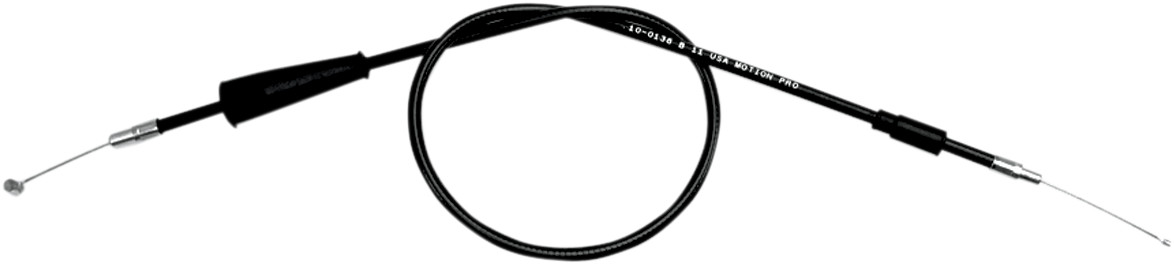 Motion pro Black Vinyl Throttle Cable - Push/Pull - '01-'11 KTM 50