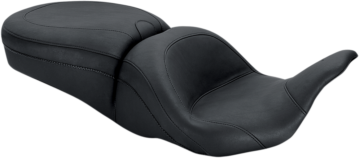 Mustang Lowdown One-Piece Seat For Harley Touring 2008-2025