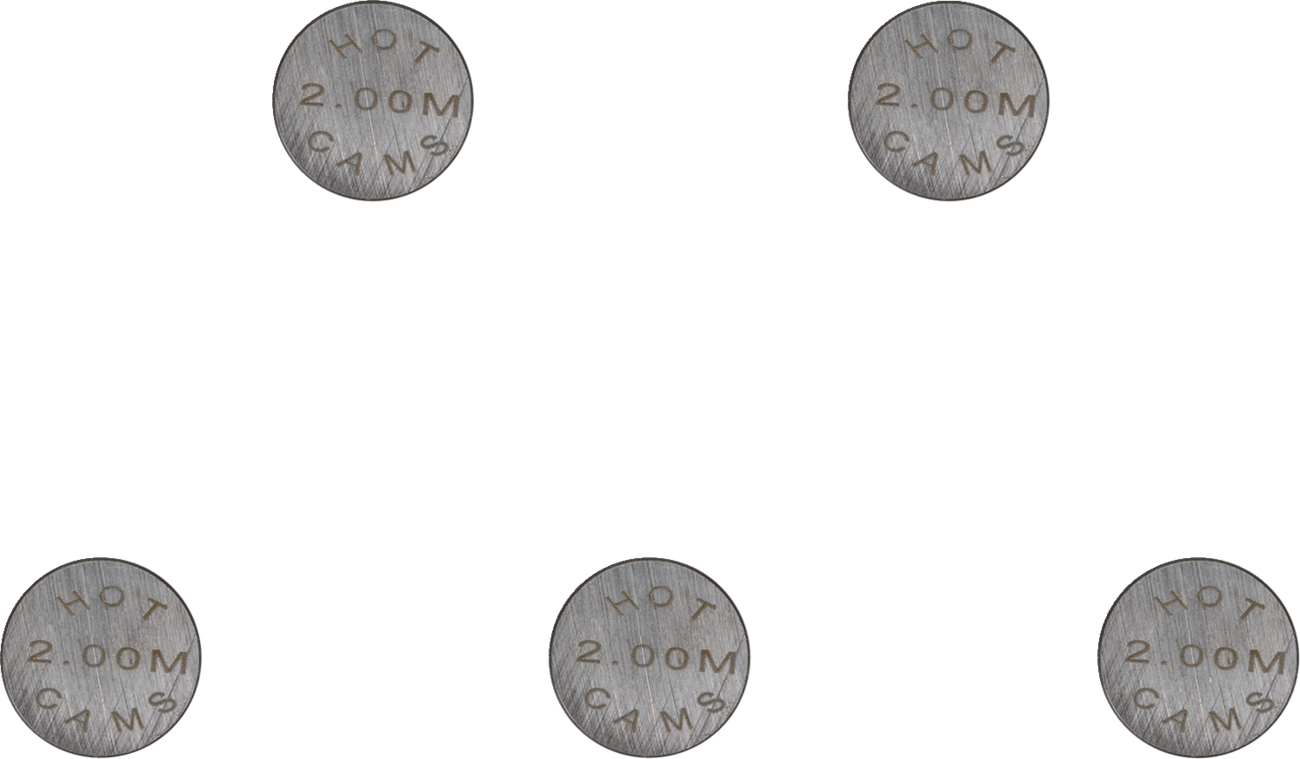 Replacement Valve Shims