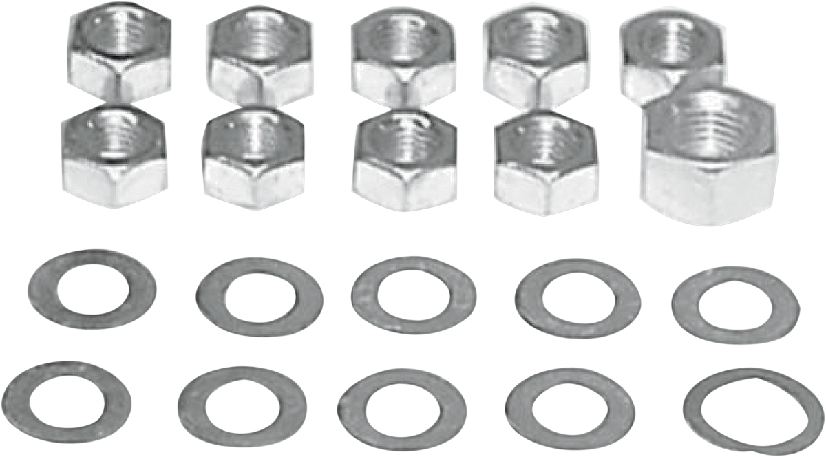COLONY Transmission Side Cover/Clutch Arm Nut Kit
