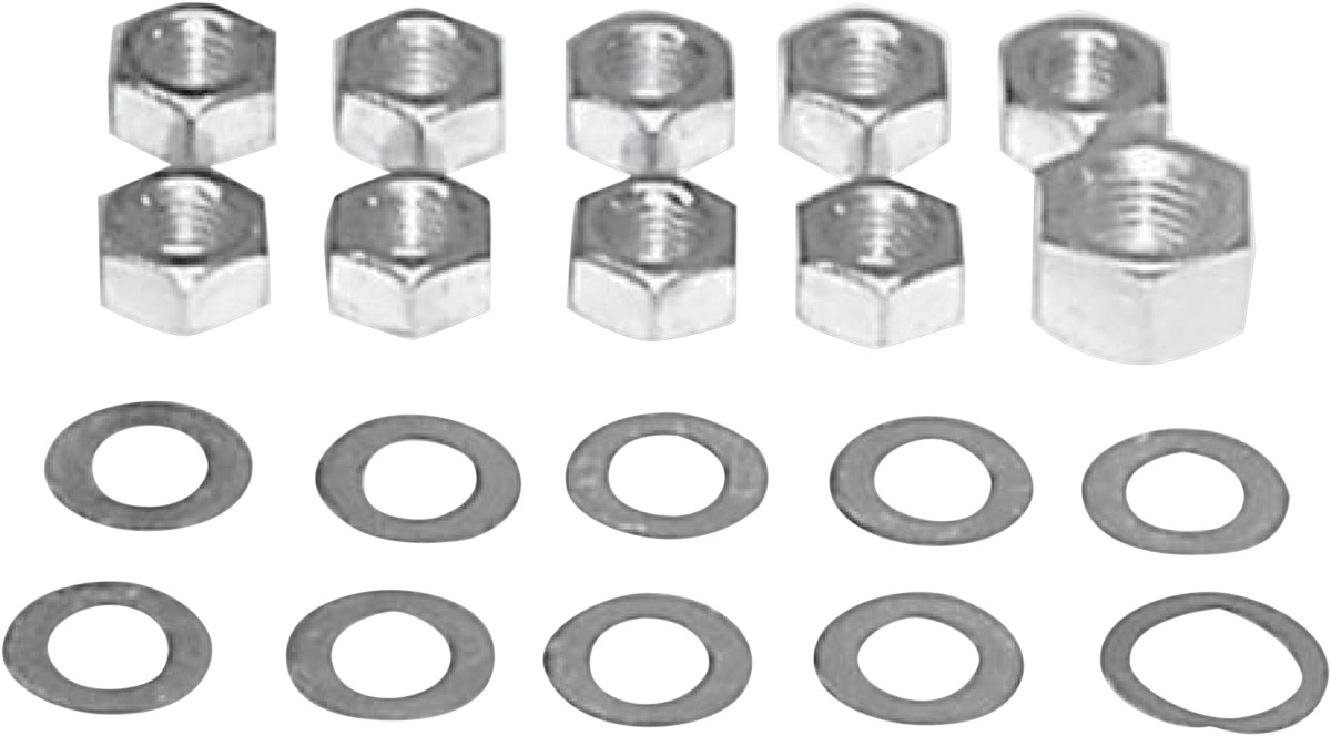 COLONY Transmission Side Cover/Clutch Arm Nut Kit