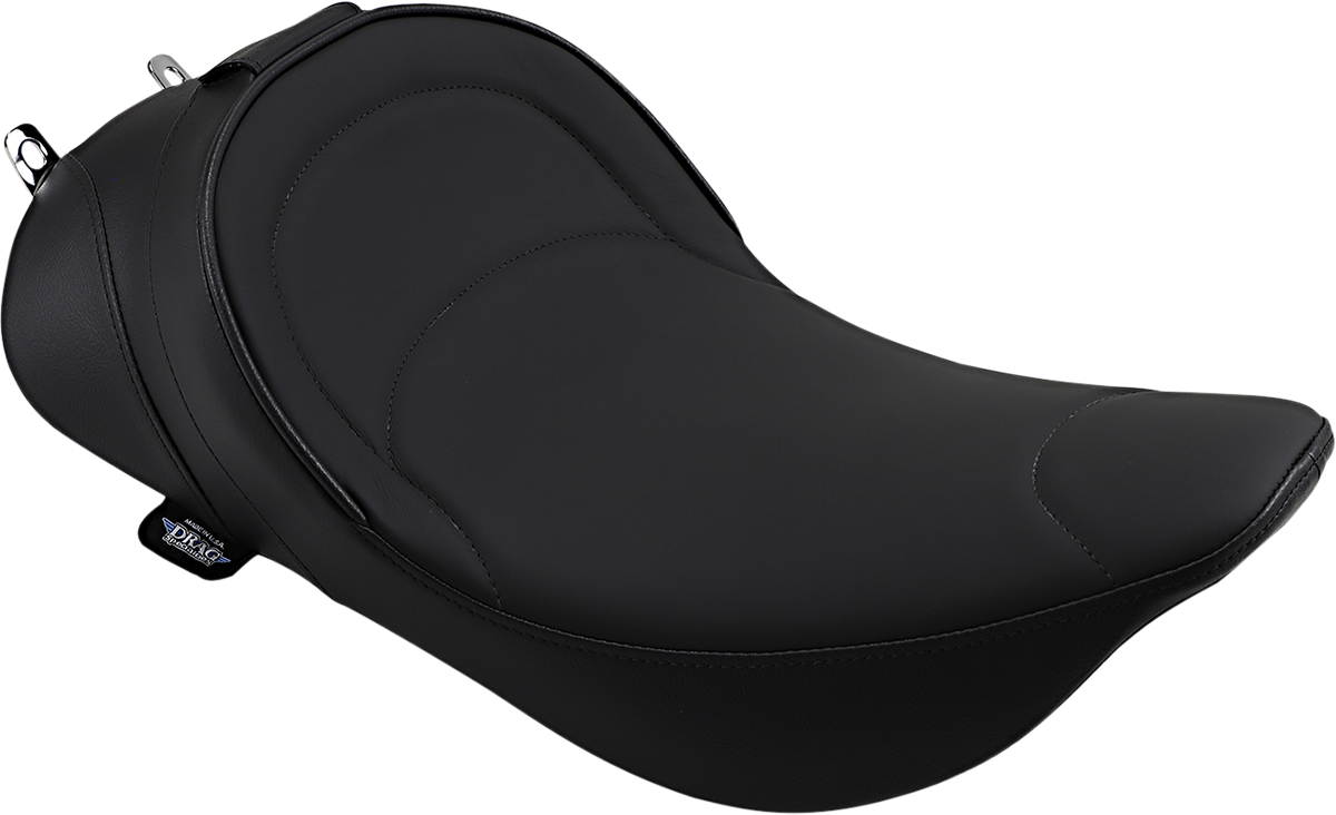 Drag specialties seats Solo Seat - Mild Stitched - Driver Backrest - FLH '97-'07 Harley Davidson