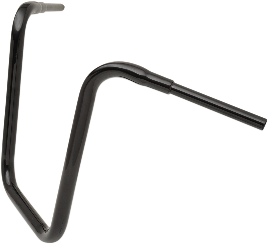 Drag specialties 1-1/2" "Big" Buffalo Ape Hanger Bar - 18" - TBW - Black