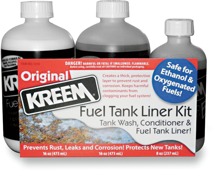 KREEM Fuel Tank Liner and Tank Prep Combo Packs