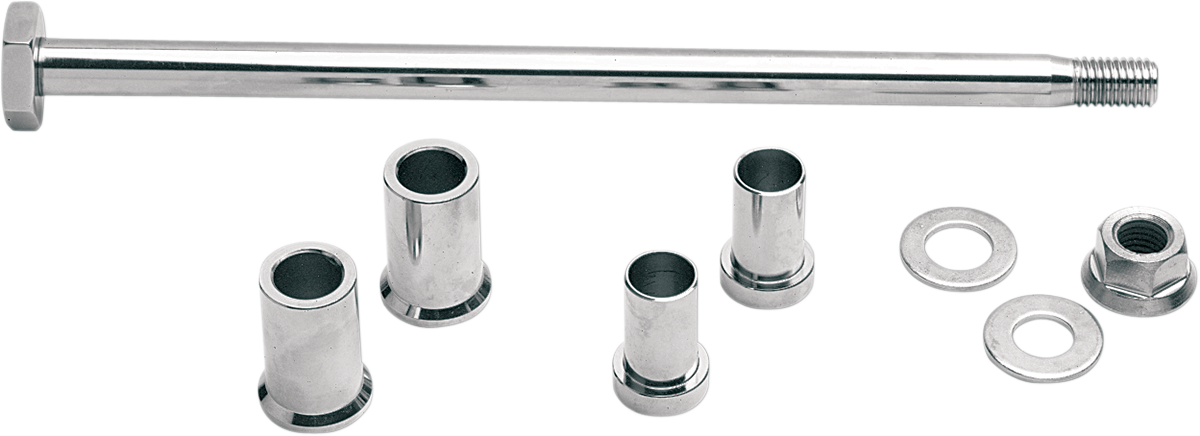Drag specialties Swingarm Pivot Shaft Kit - Chrome - '00-'07 FXST/FLST Harley Davidson