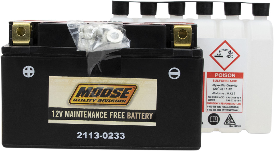 Moose Racing AGM Maintenance-Free Battery