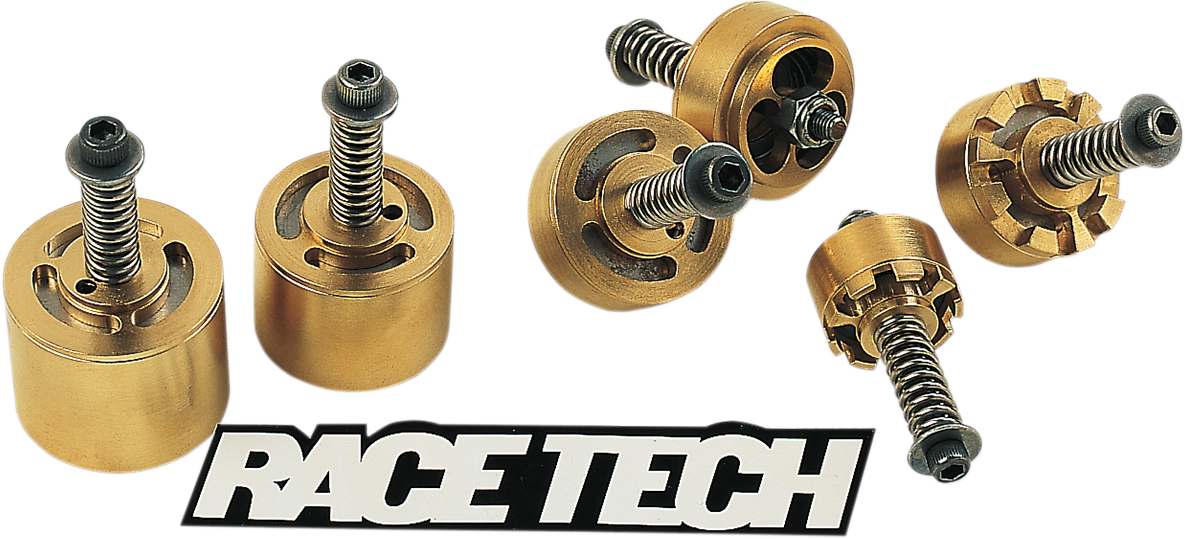 Race tech Gold Valve Fork Kit Aprilia/Ducati/Honda/Hyosung/Kawasaki/Suzuki/Triumph/Yamaha